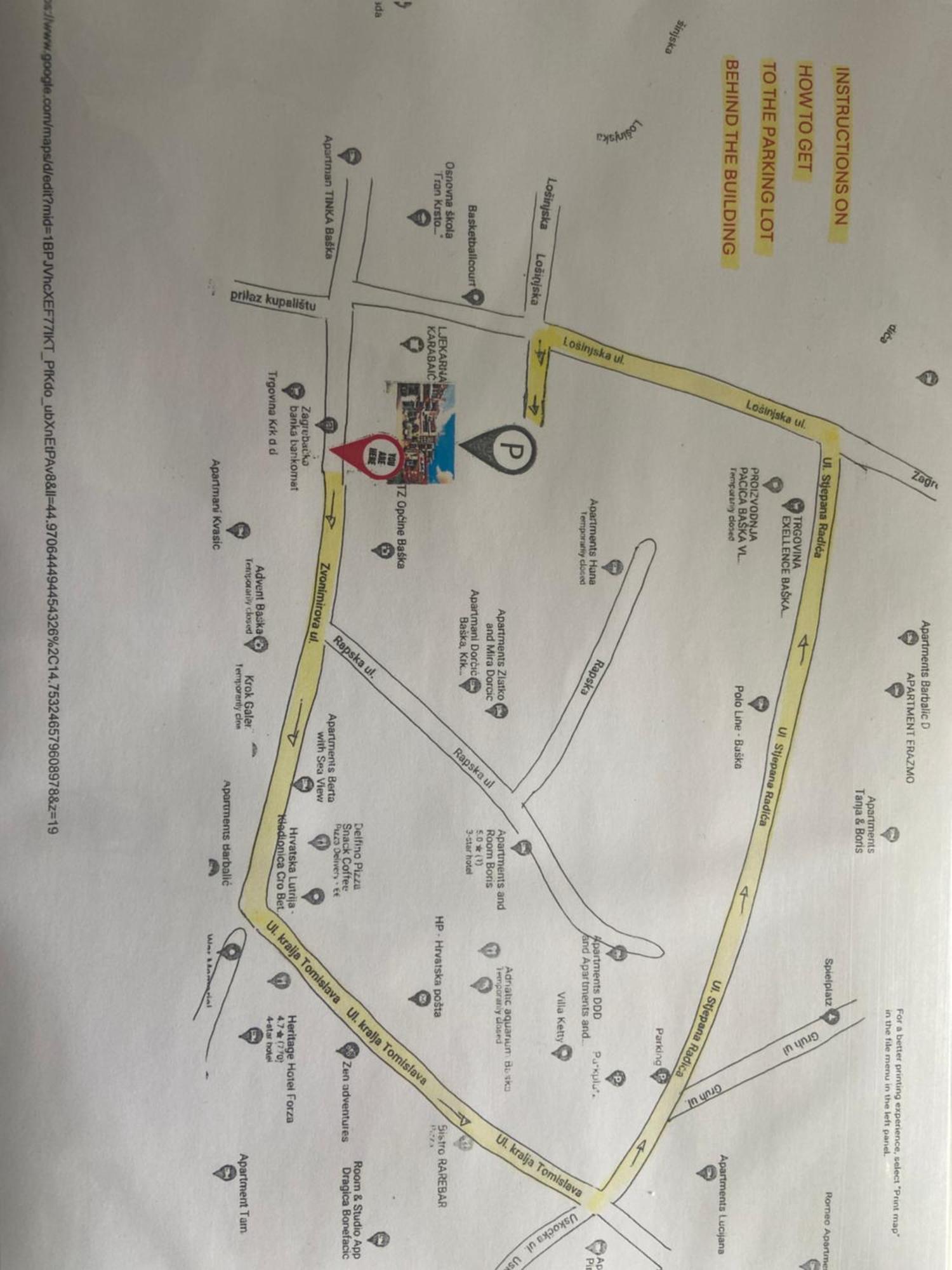 Apartman 114 Baška Esterno foto